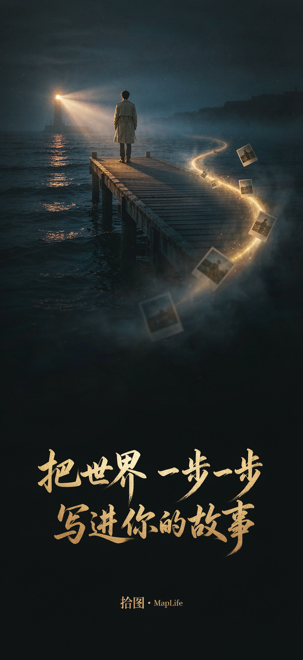 MapLife 开屏画面：把世界一步一步，写进你的故事